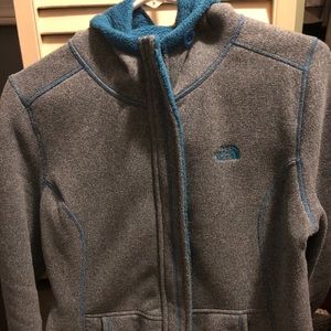 The North Face sweatshirt blazer hooded